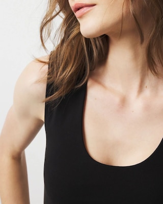 WHBMFORME™ All Ways Stretch Scoop Neck Shell click to view larger image.