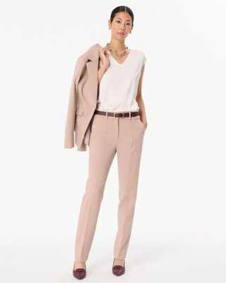 Petite Luxe Stretch High-Rise Zoey Straight Pant click to view larger image.