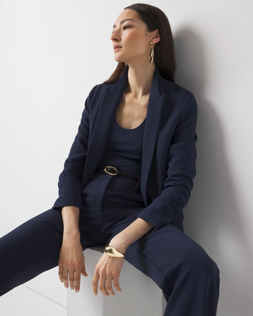 Open Front Blazer