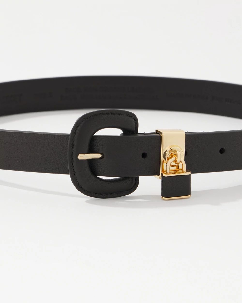 Padlock Charm Pant Belt