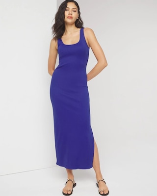 WHBM® FORME Rib Scoopneck Dress