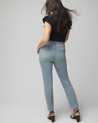 High-Rise Straight Jeans click to view larger image.