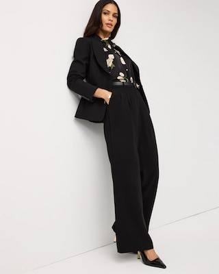 Pleated Wide Leg Pant click to view larger image.