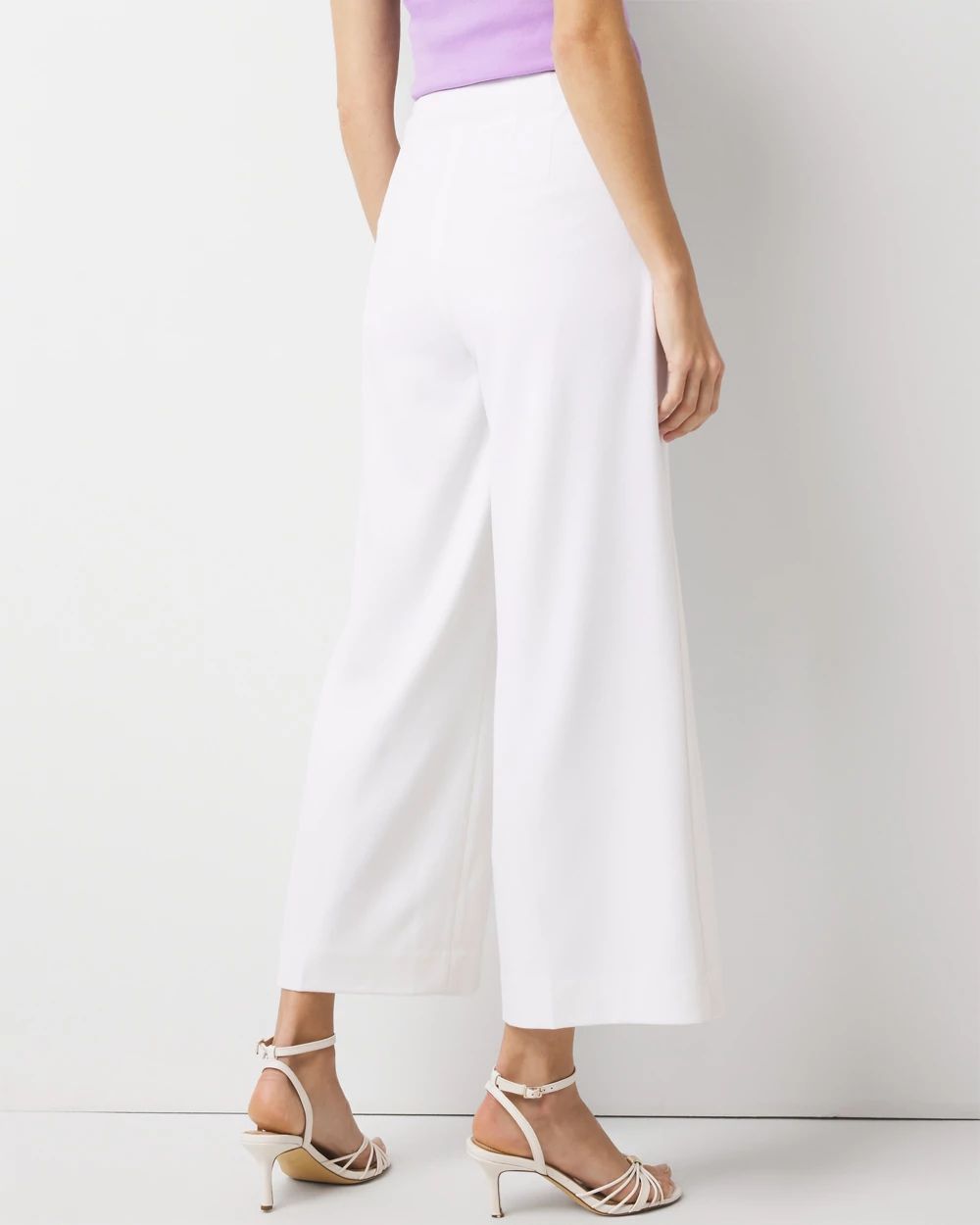 Cropped Wide Leg Pant click to view larger image.