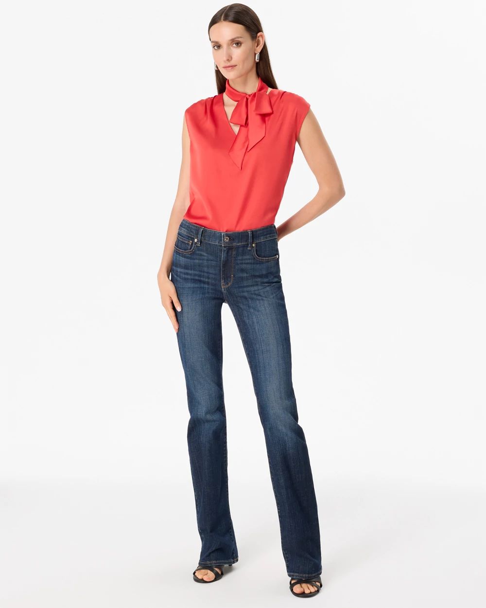 Mid-Rise Bootcut Jeans