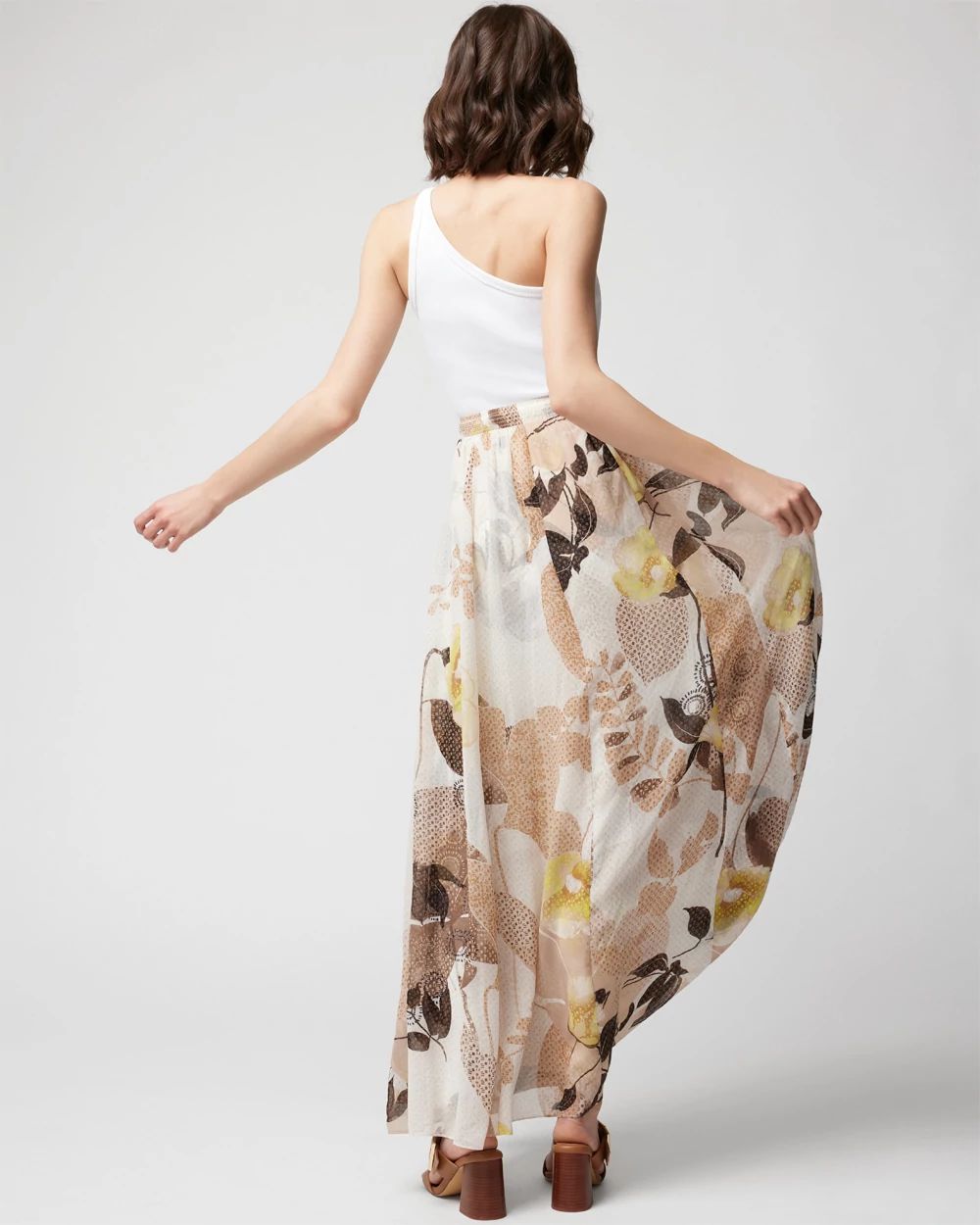 White house black market maxi skirt hotsell