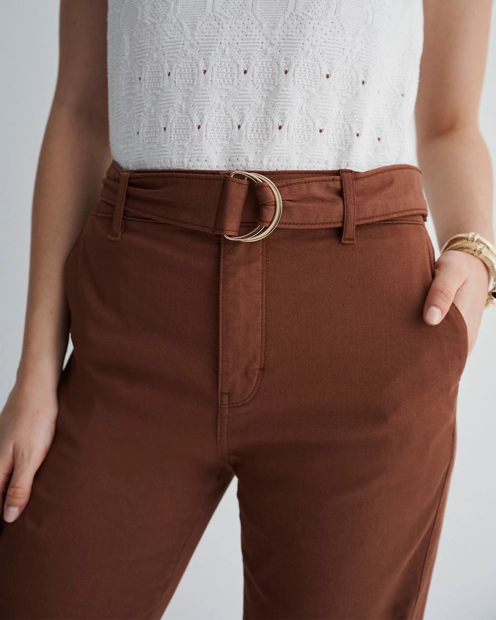 Pret High Rise Straight Ankle Pant