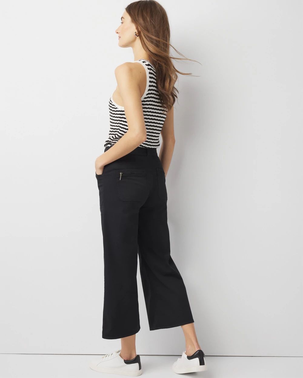 Pret Utility Wide Leg Cropped Pants click to view larger image.