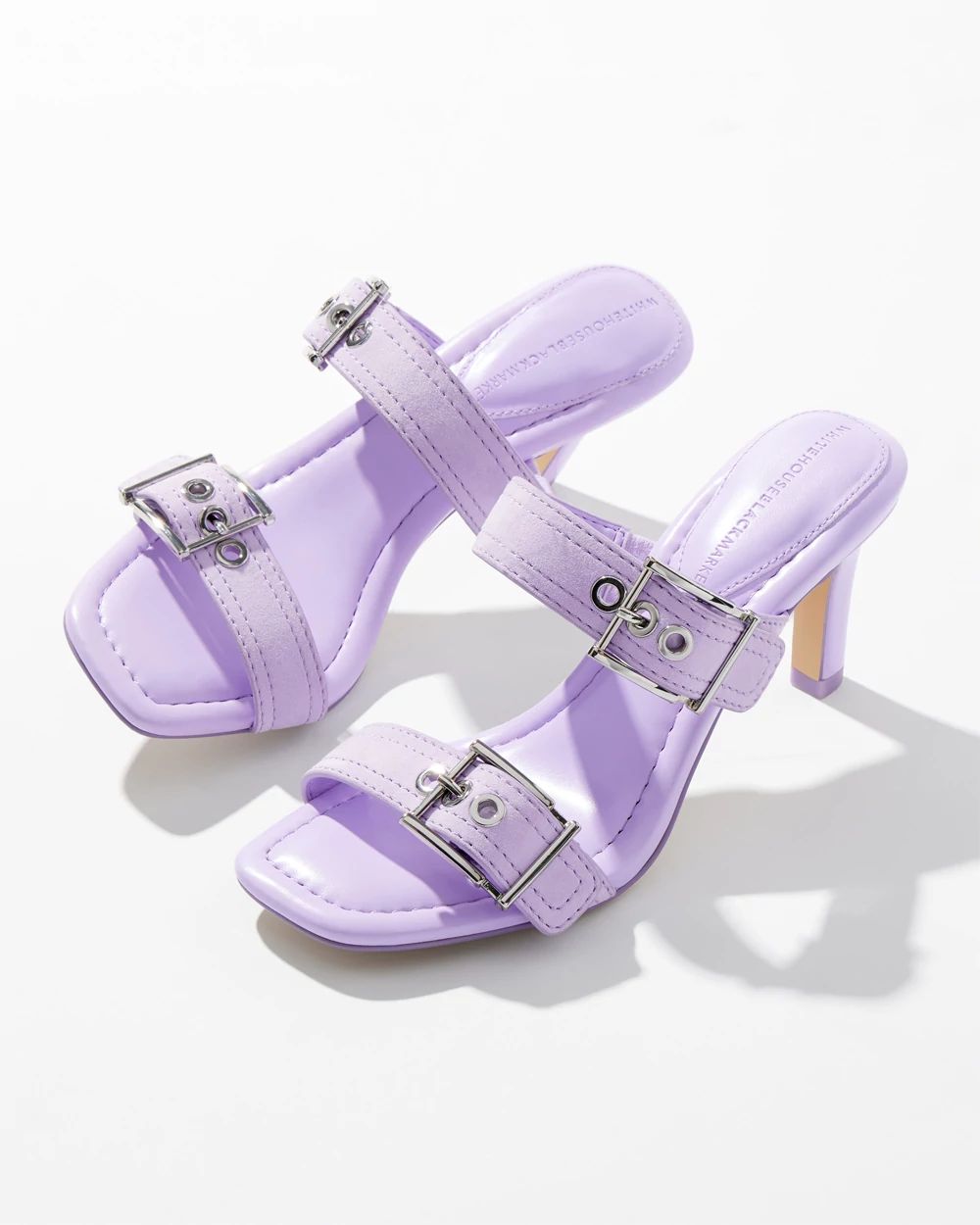 Double Buckle 2-Strap Sandal