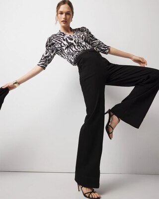 Extra High Rise Wide Leg Trouser Jeans click to view larger image.