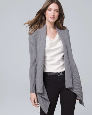Ribbed Cover-Up Sweater