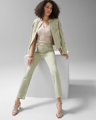 Extra High-Rise Boot Crop Pants