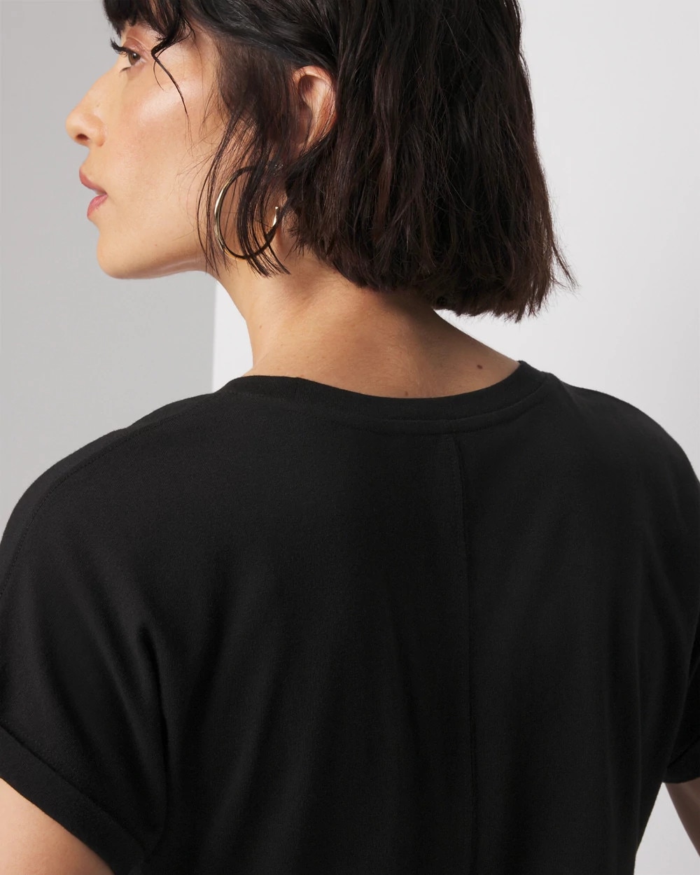 Cotton Modal Easy Crew Tee