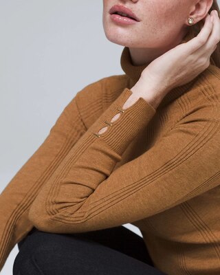 Modern Ribbed Turtleneck Sweater