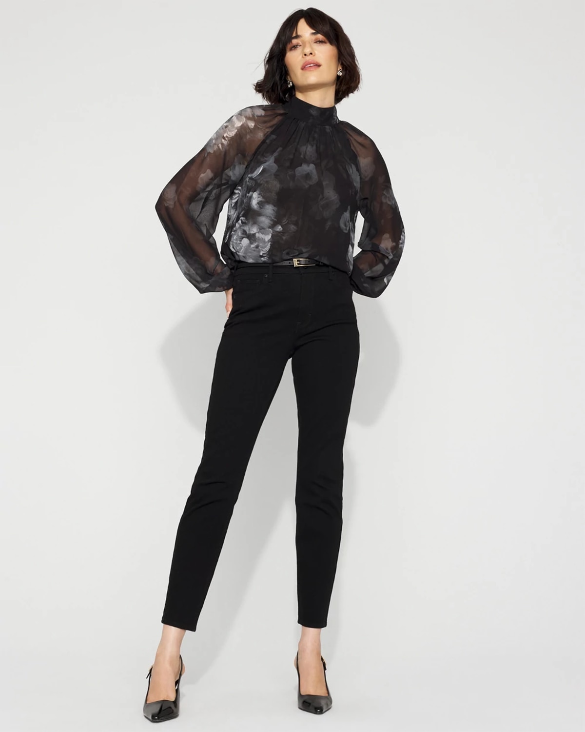 White House Black Market Petite High-rise Skinny Jeans