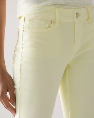 Mid-Rise Tinted Skinny Ankle Jeans