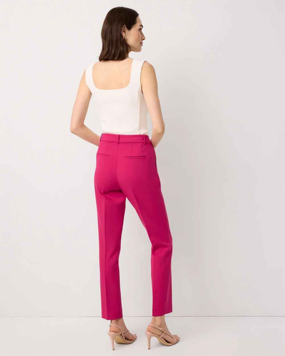 High-Rise Elle Slim Ankle Pant click to view larger image.