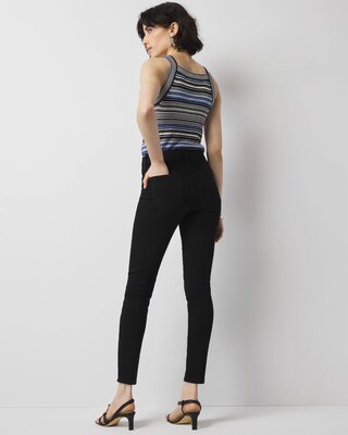 High-Rise Black Skinny Jeans click to view larger image.