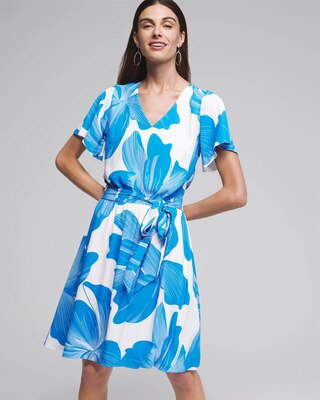 Outlet WHBM Flutter Sleeve Dress