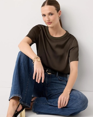 Satin Tee click to view larger image.