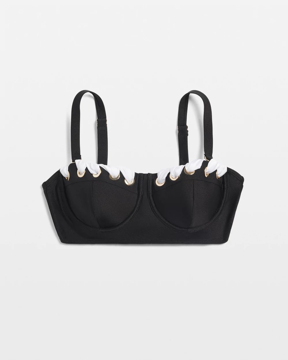 Grommet Lace Bikini Top