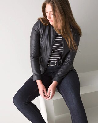 High-Rise Skinny Jeans click to view larger image.