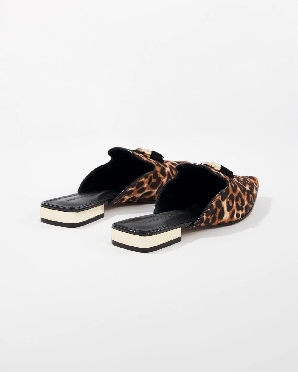 Leopard Tassel Mule