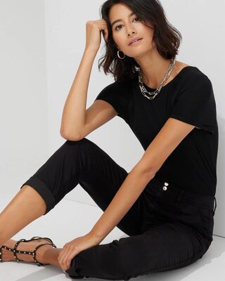 Outlet WHBM Crew-Neck Foundation Tee