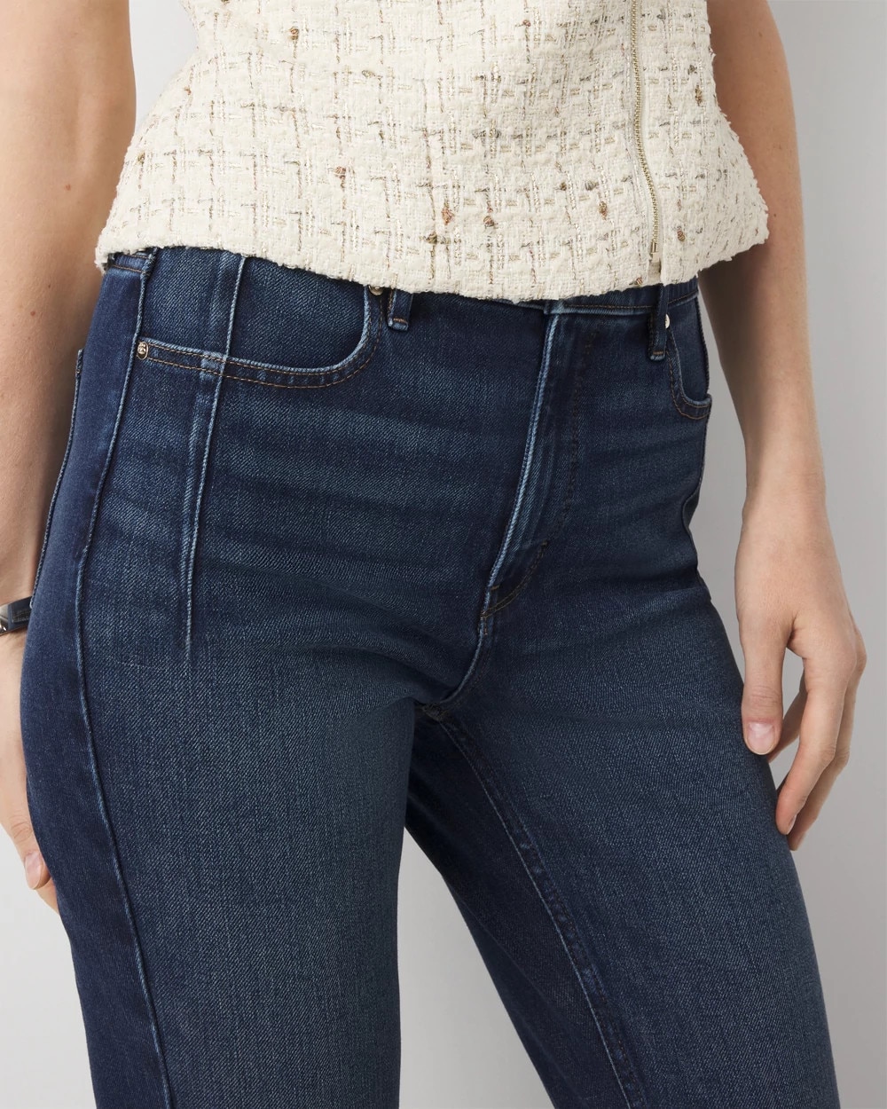 Petite Extra High Rise Elongated Slim Jean