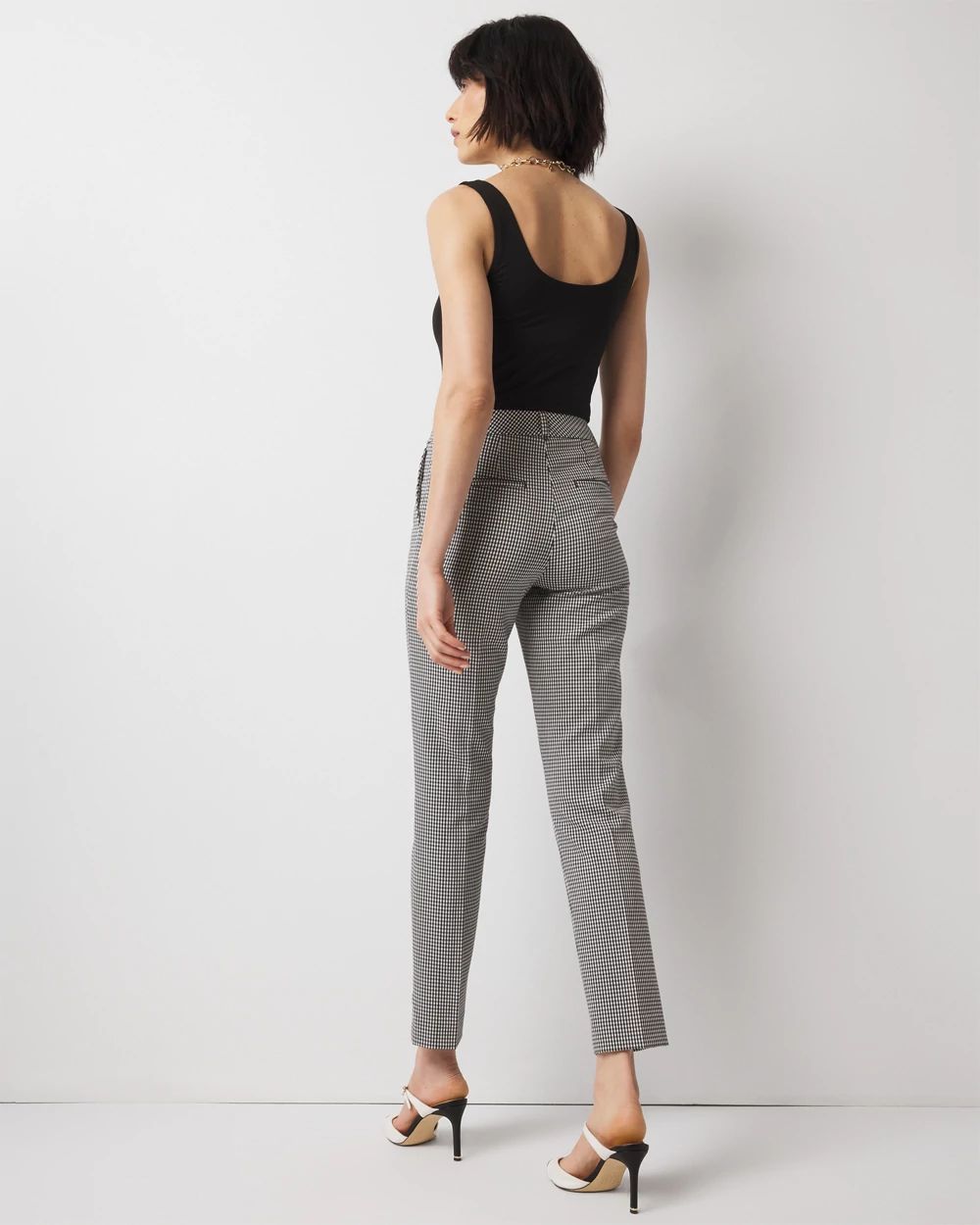 WHBM® Elle Slim Ankle in Gingham
