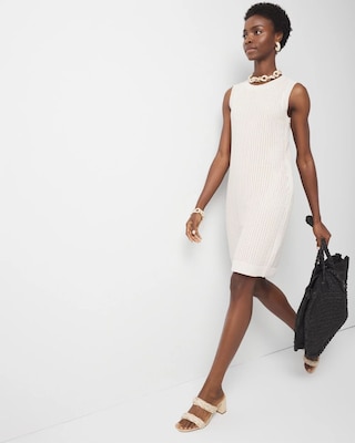 Sequin Crochet Mini Dress click to view larger image.