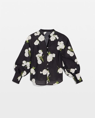 Floral Raglan Sleeve Shirt click to view larger image.