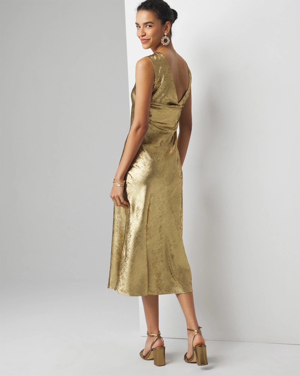 Petite Satin Slip Dress