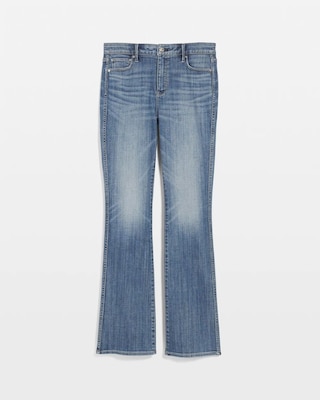 High-Rise Skinny Flare Jeans click to view larger image.
