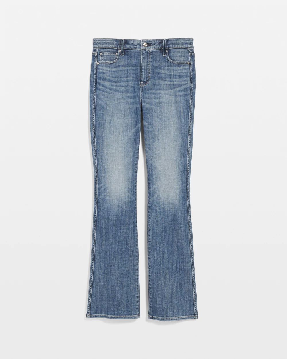 High-Rise Skinny Flare Jeans