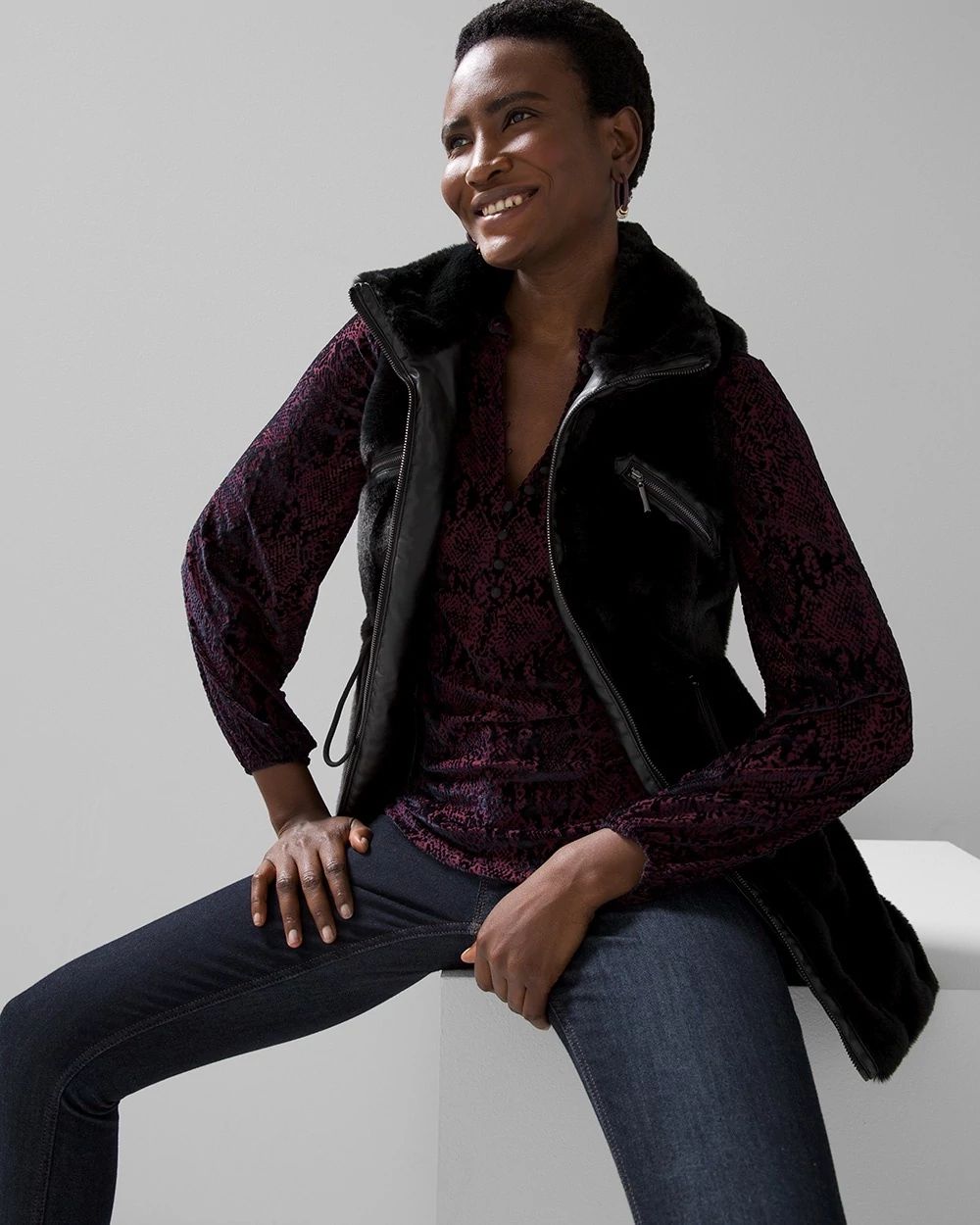 Faux Fur Vest