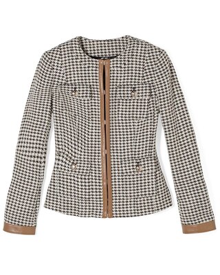 WHBM® Stylist Houndstooth Jacket