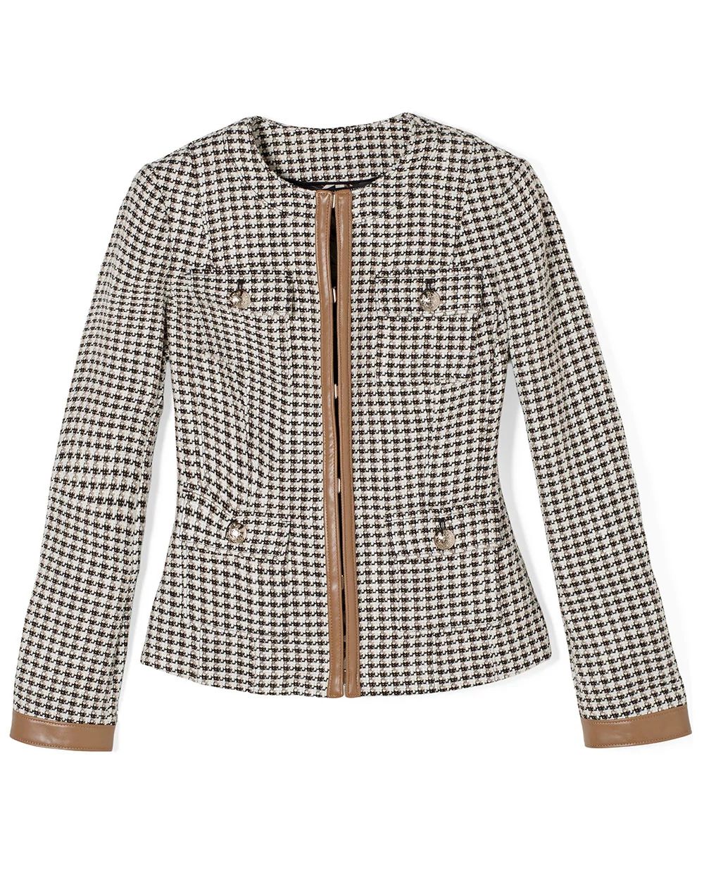 WHBM® Stylist Houndstooth Jacket
