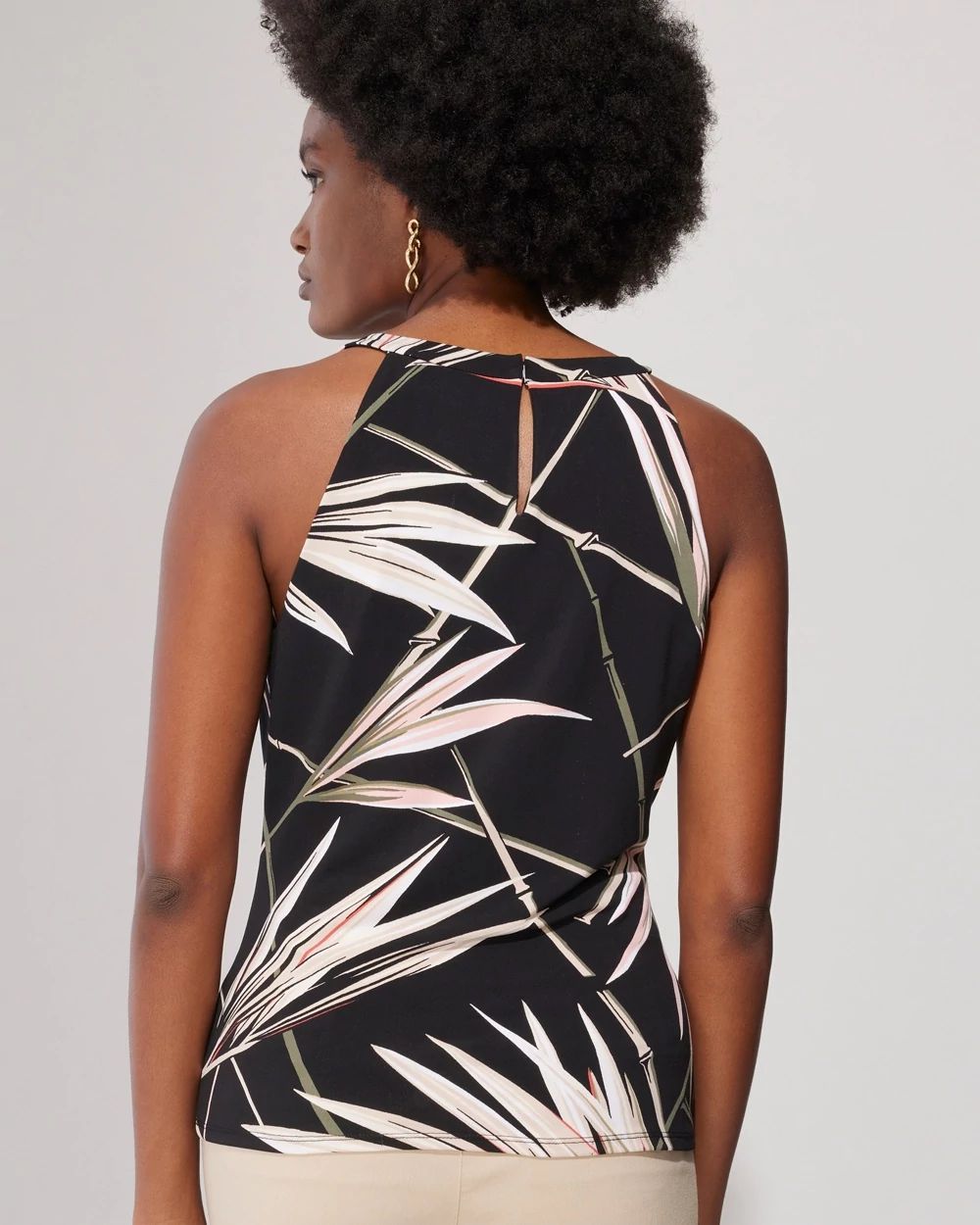 Outlet WHBM Pleated Halter Top