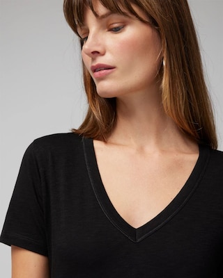 Easy V-Neck Tee click to view larger image.