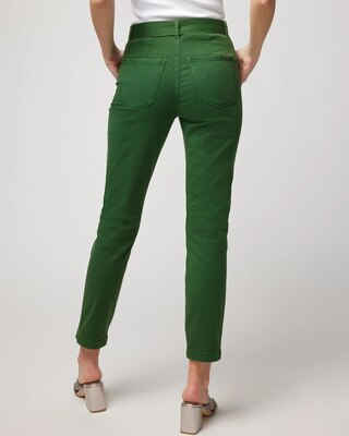 Pret High-Rise Belted Straight Cropped Pant