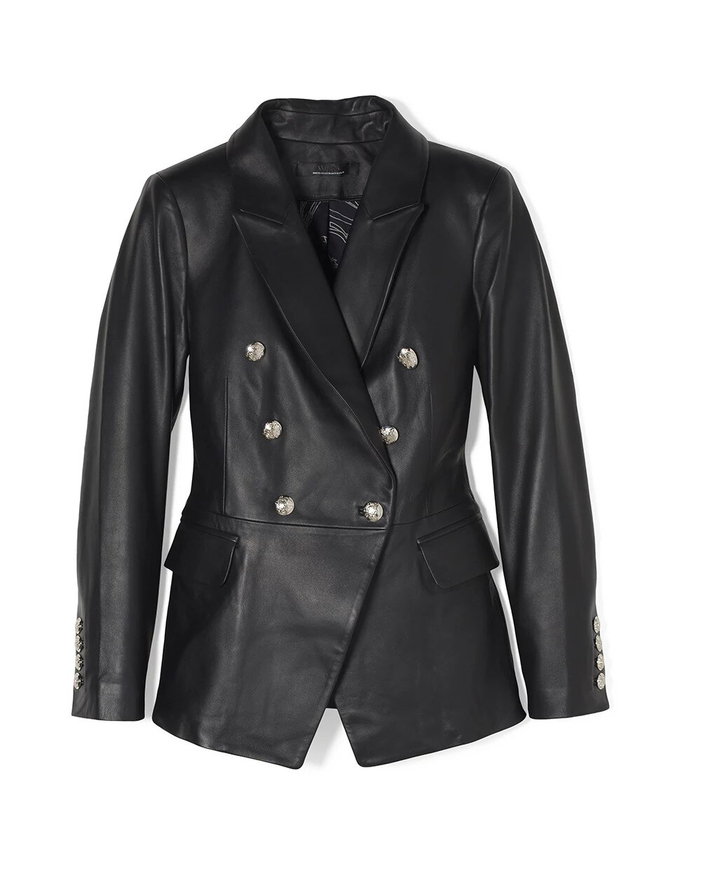 WHBM® Studio Leather Blazer
