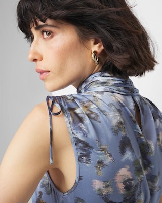 Mockneck Shell Top