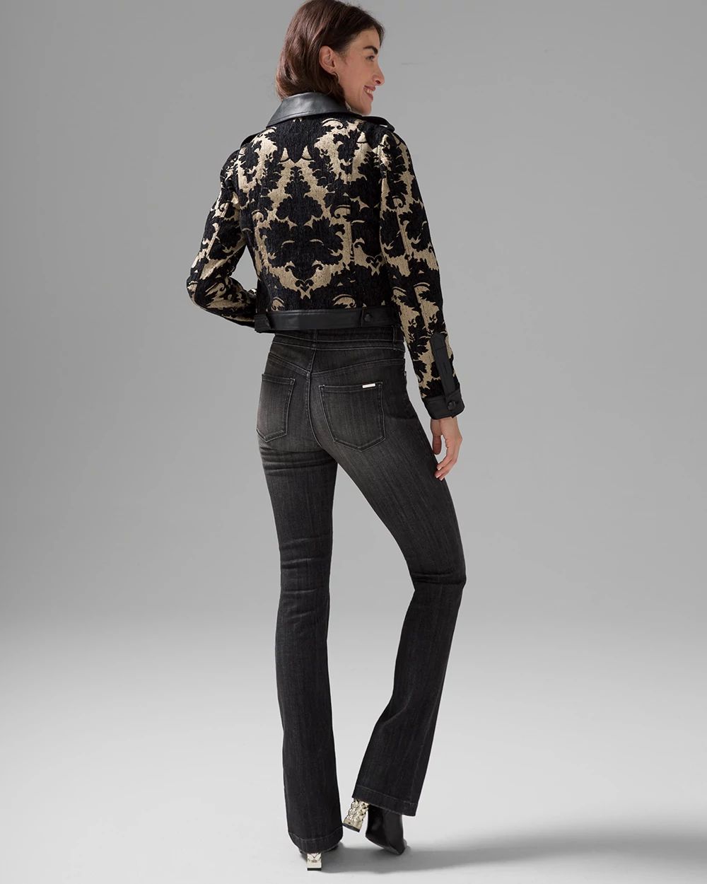 Jacquard Cropped Jacket