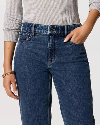 Cuffed High-Rise Trouser Jeans click to view larger image.