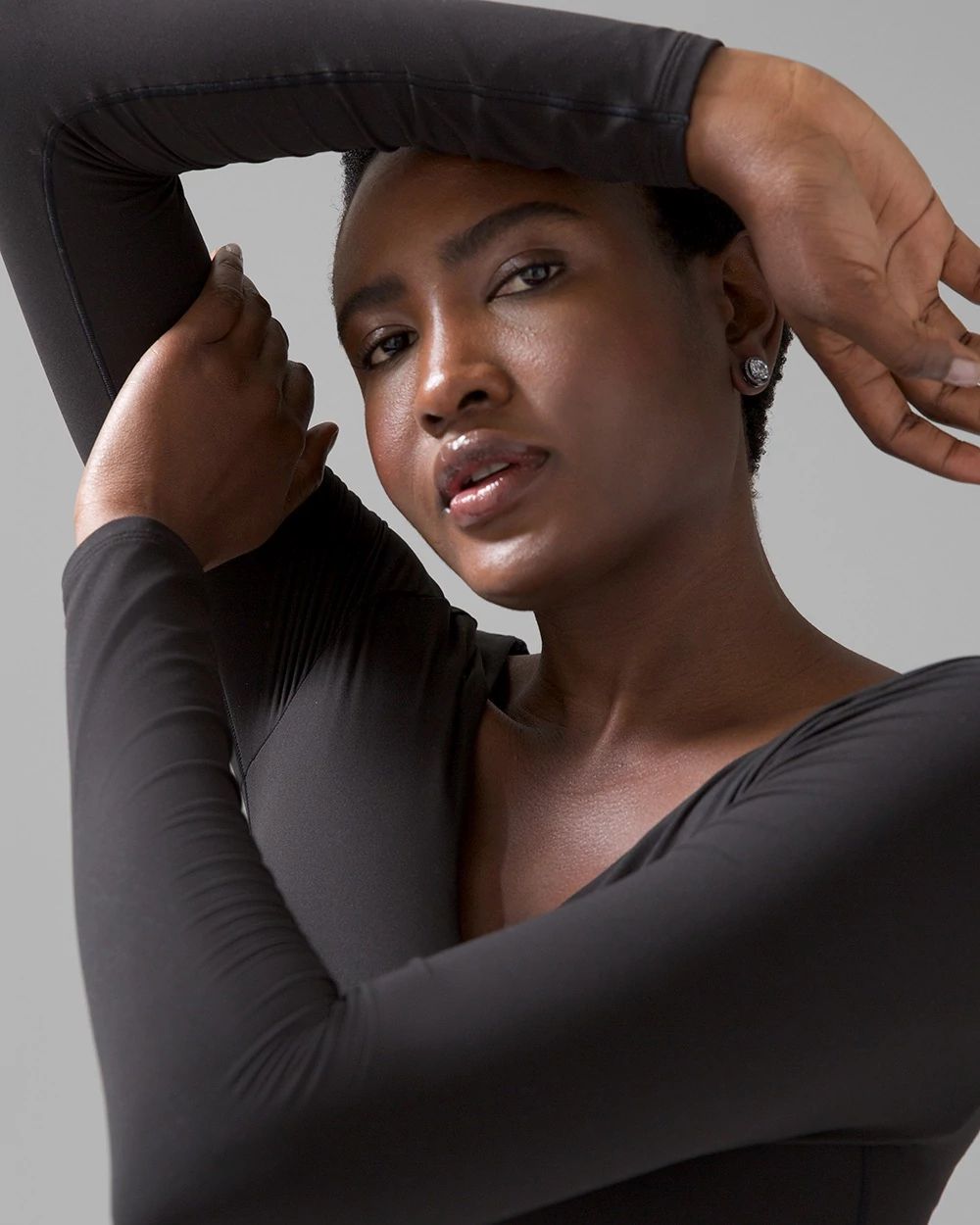 WHBM® FORME Long-Sleeve Dual Neck Tee