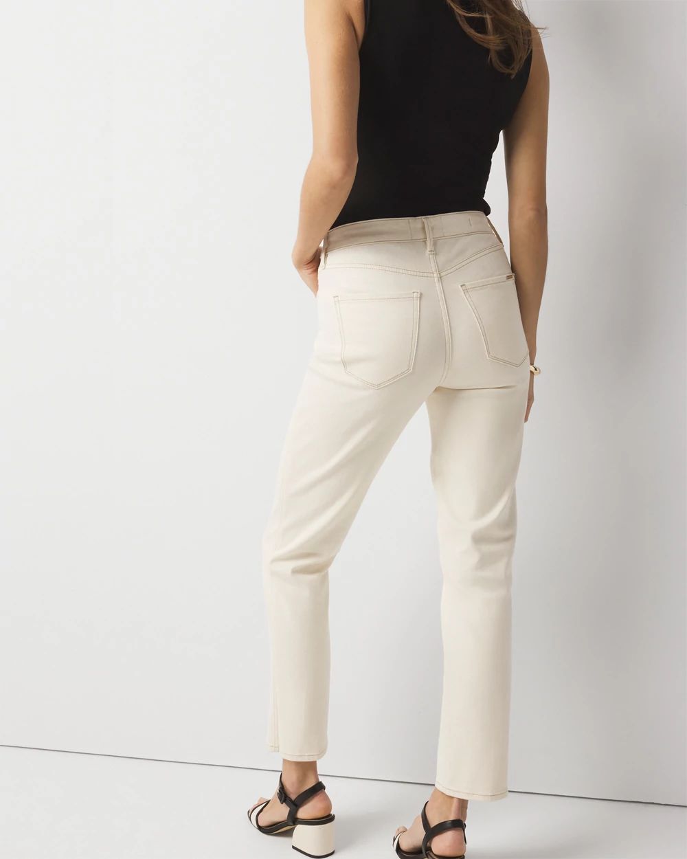 High-Rise Straight Ankle Jean