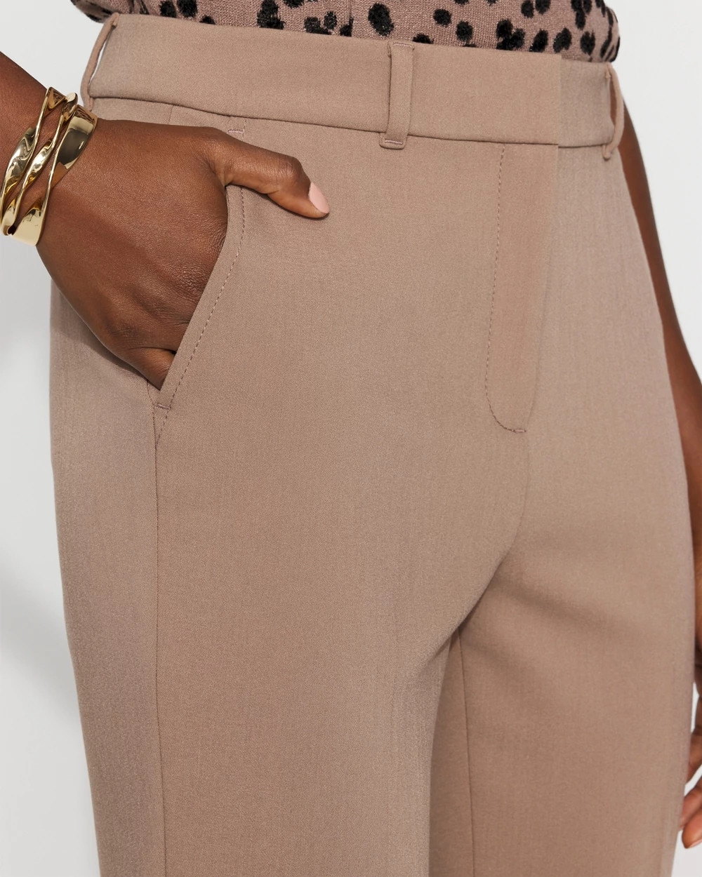 High-Rise Elle Slim Ankle Pant