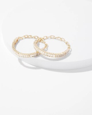 Gold Bracelets, 2-Pack