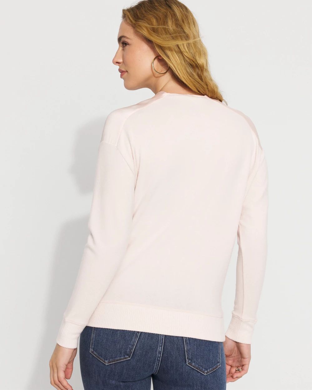 Satin Mix Snit Top